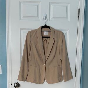 LC Lauren Conrad Beige Blazer Jacket | Tan Blazer Jacket | Business Casual |